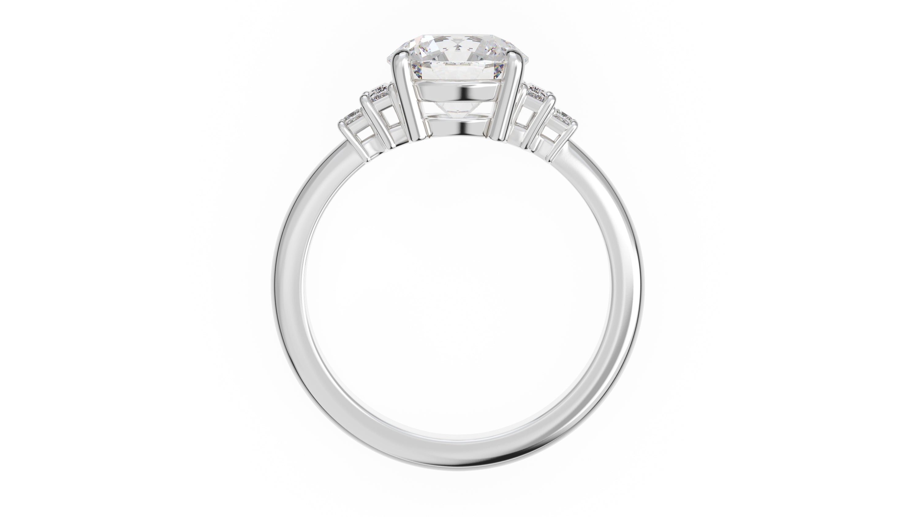 The Mira Ring | Round | Setting Only - Lavender Creek Gems