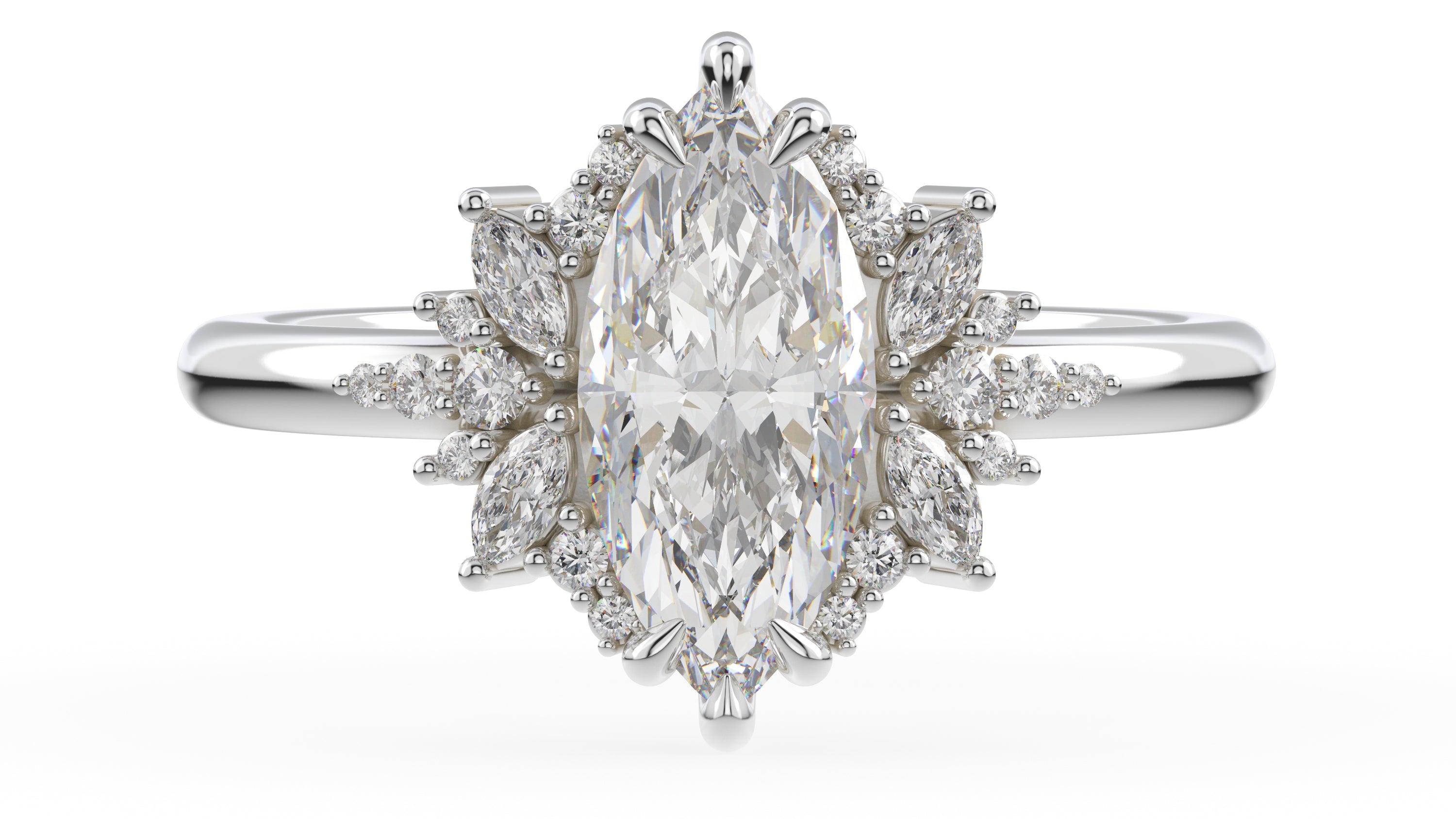 The Reverie Ring | Marquise | Setting Only - Lavender Creek Gems
