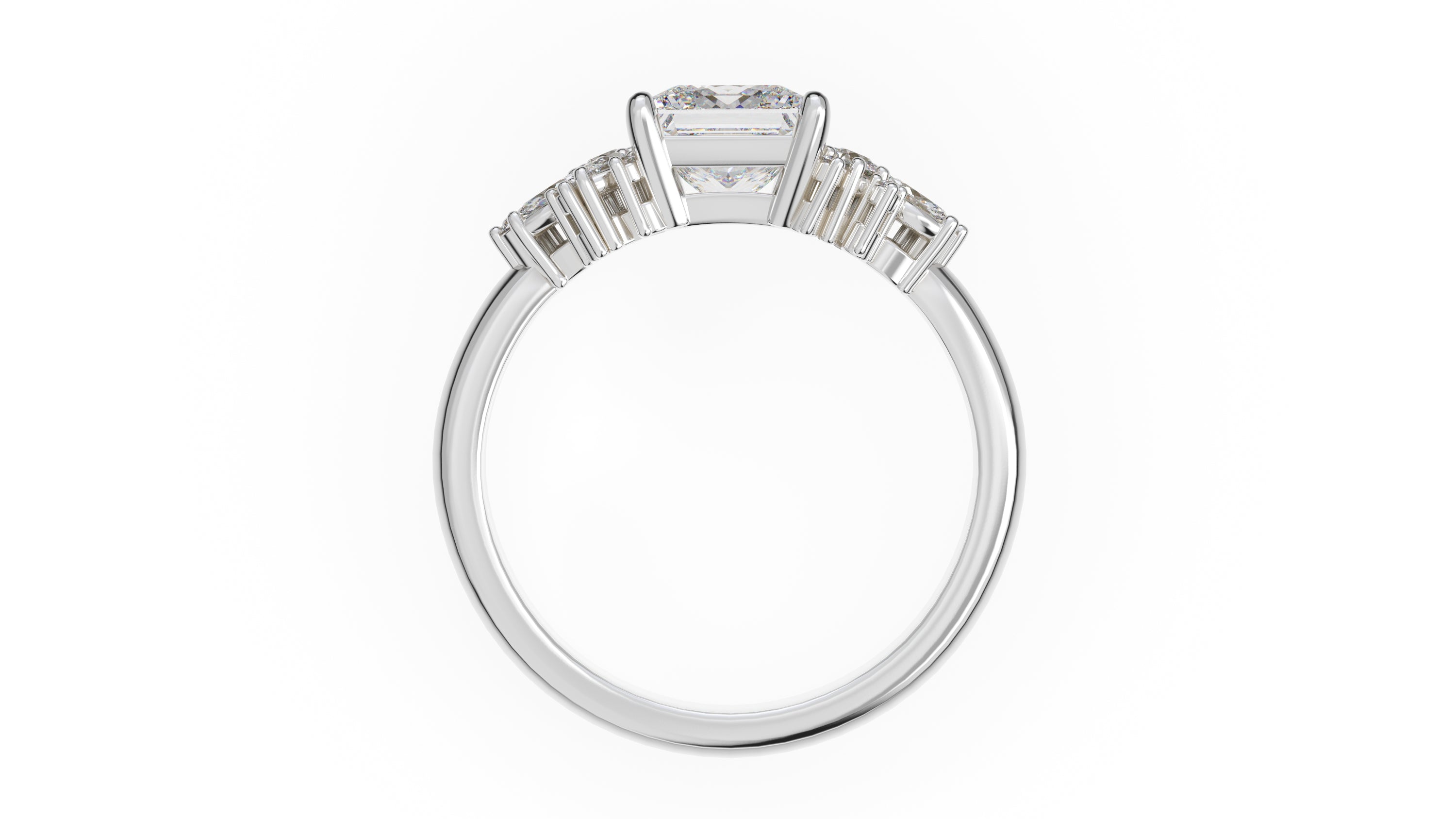 The Rosalie Ring | Princess | Setting Only - Lavender Creek Gems