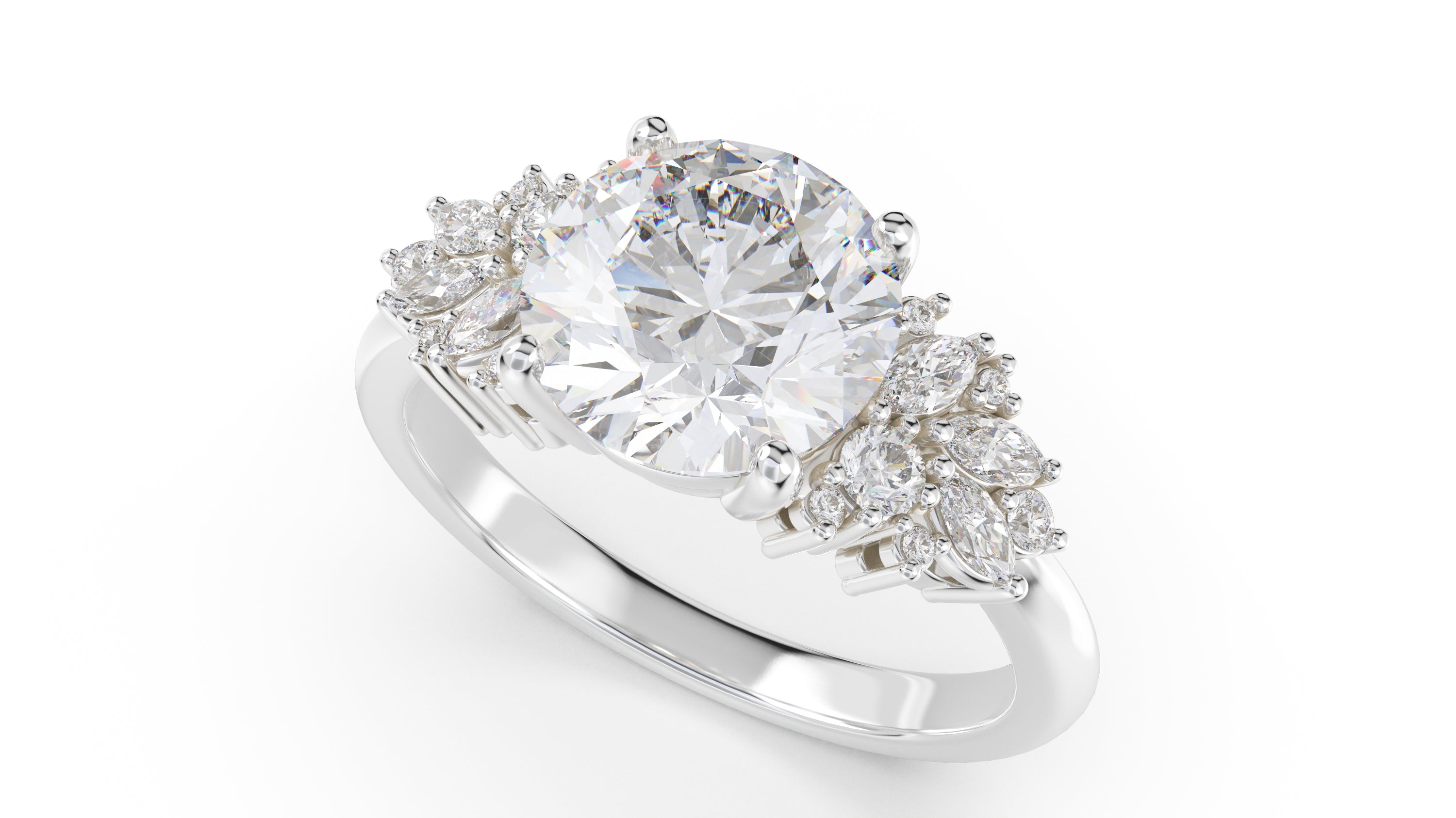 The Rosalie Ring | Round | Setting Only - Lavender Creek Gems