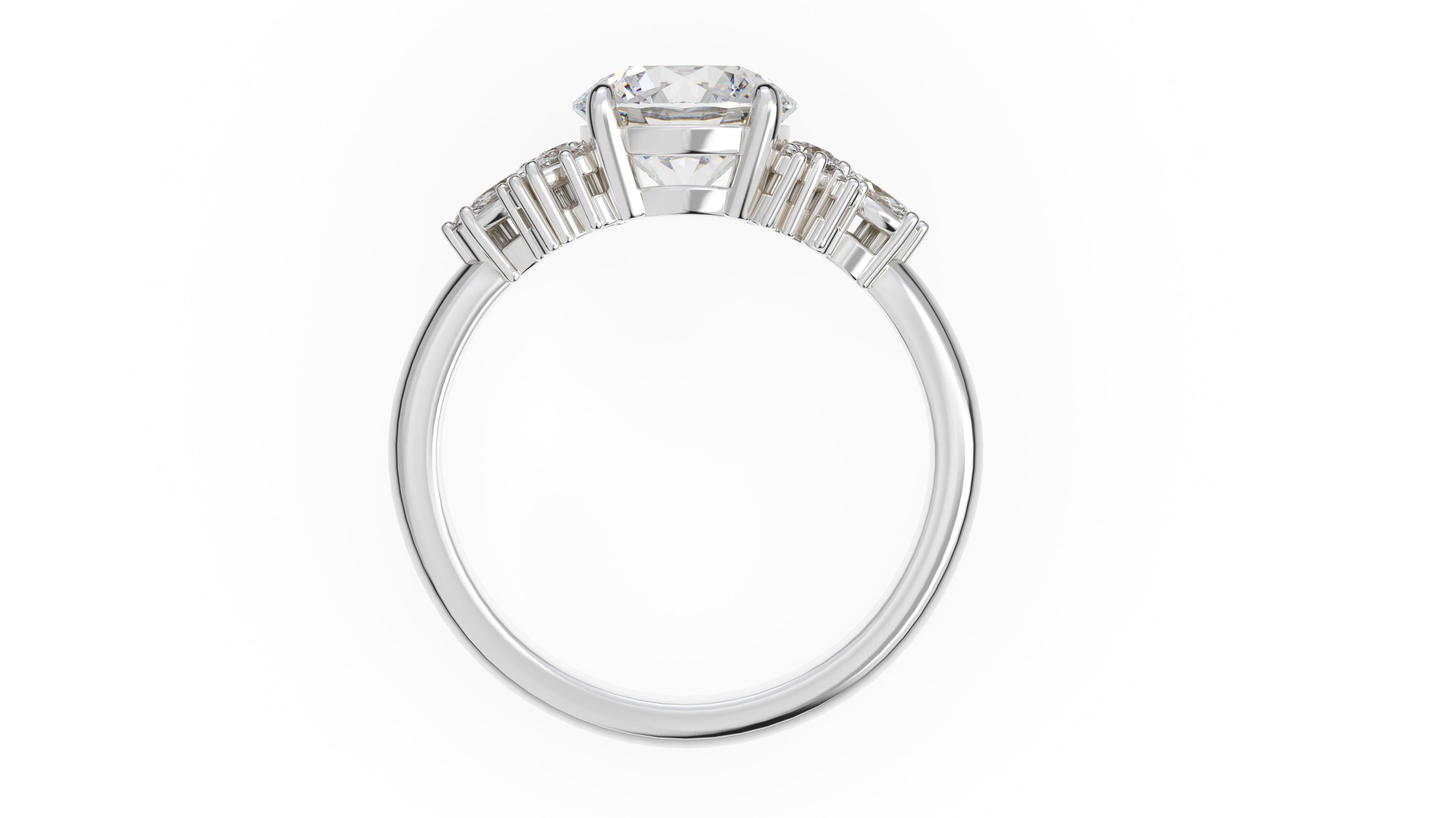 The Rosalie Ring | Round | Setting Only - Lavender Creek Gems