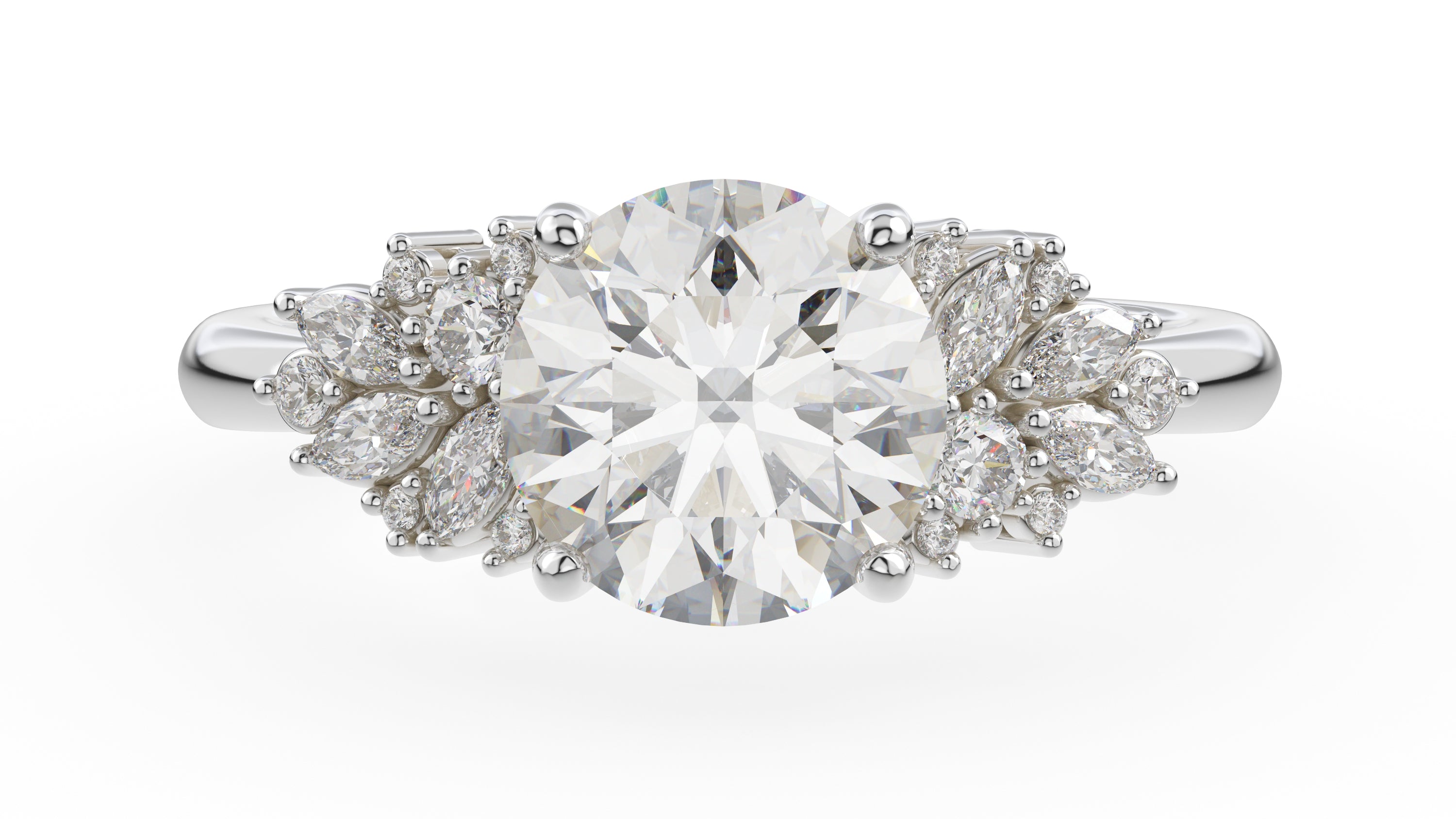 The Rosalie Ring | Round | Setting Only - Lavender Creek Gems