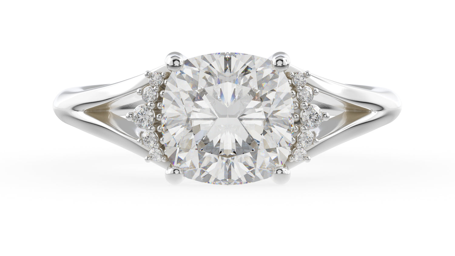 The Serendipity Ring | Cushion | Setting Only - Lavender Creek Gems