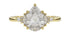 The Low Maeve Ring | Pear | Setting Only - Lavender Creek Gems