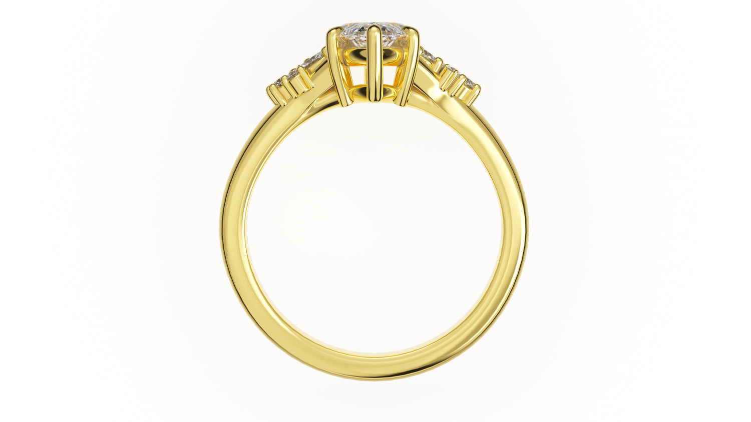 The Lyria Ring | Marquise | Setting Only - Lavender Creek Gems