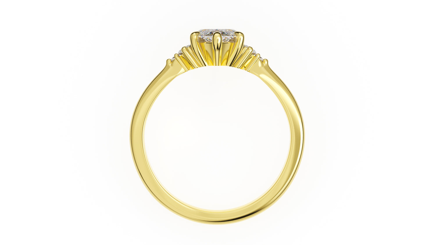 The Low Maren Ring | Marquise | Setting Only - Lavender Creek Gems