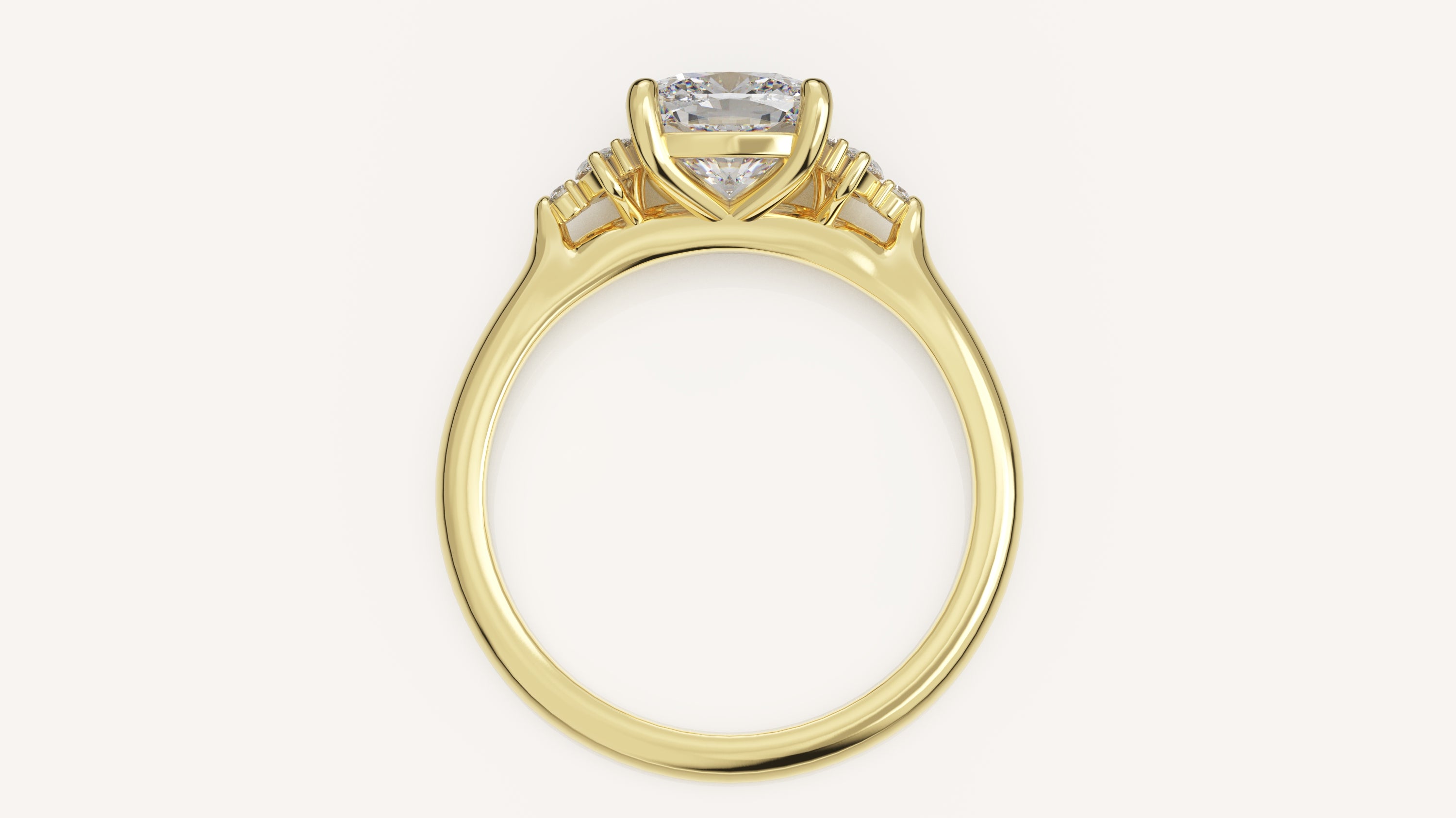The Maren Ring | Cushion | Setting Only - Lavender Creek Gems