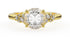 The Lyria Ring | Round | Setting Only - Lavender Creek Gems