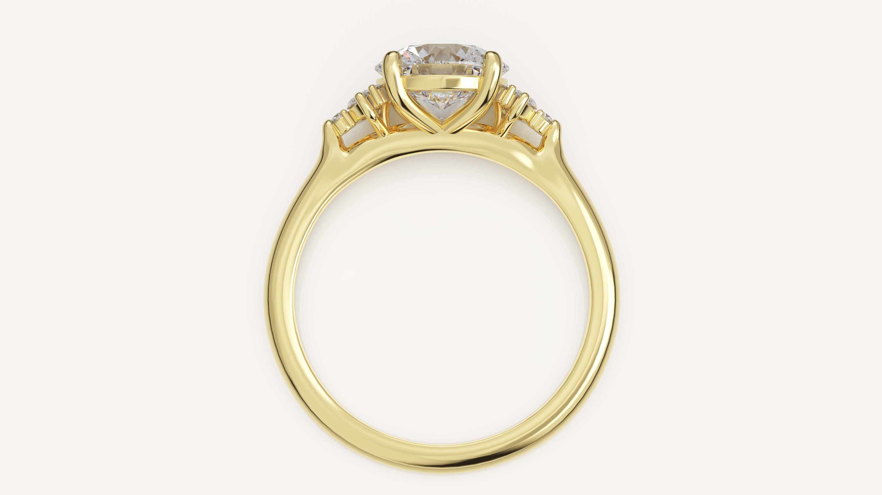 The Maren Ring | Round | Setting Only - Lavender Creek Gems