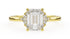 The Low Maren Ring | Emerald Cut | Setting Only - Lavender Creek Gems