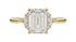 The Maren Ring | Emerald Cut | Setting Only - Lavender Creek Gems
