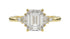 The Low Maeve Ring | Emerald Cut | Setting Only - Lavender Creek Gems