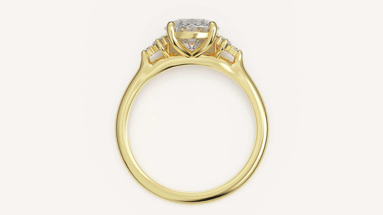 The Maren Ring | Oval | Setting Only - Lavender Creek Gems