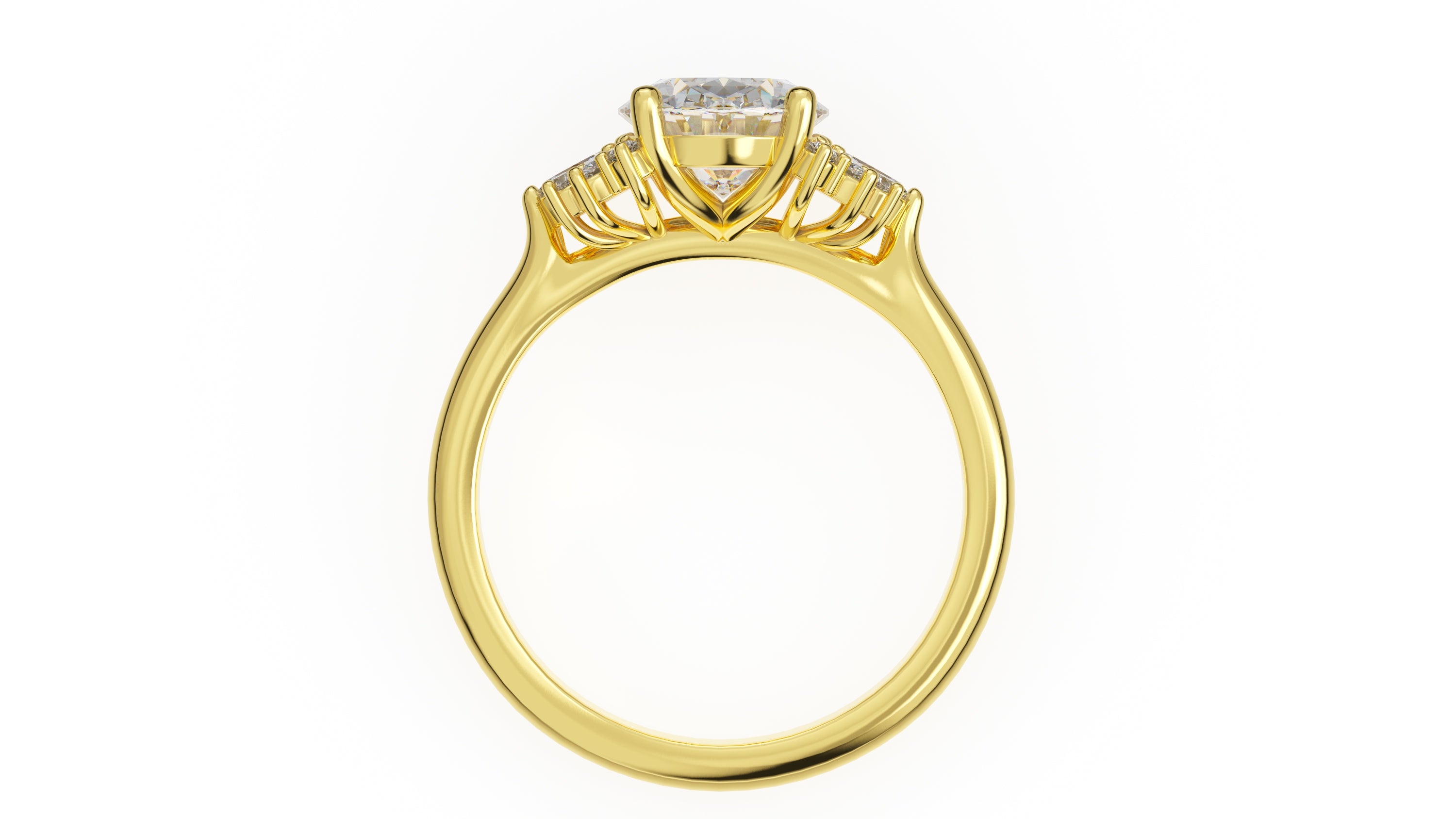 The Ambrosia Ring | Oval | Setting Only - Lavender Creek Gems