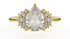 The Ambrosia Ring | Pear | Setting Only - Lavender Creek Gems