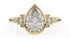The Bezel Maeve Ring | Pear | Setting Only - Lavender Creek Gems