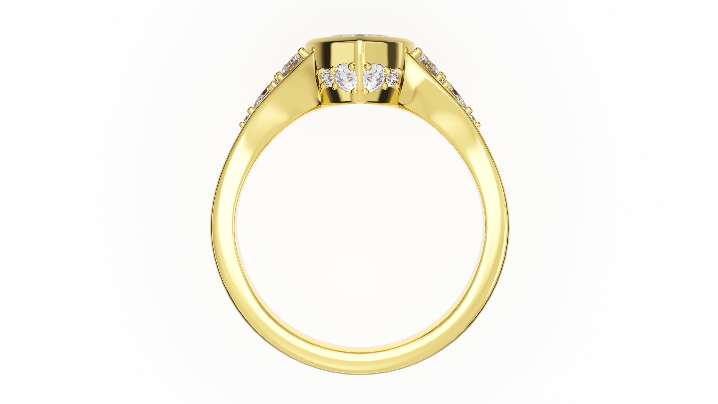 The Daylight Ring | Marquise | Setting Only - Lavender Creek Gems