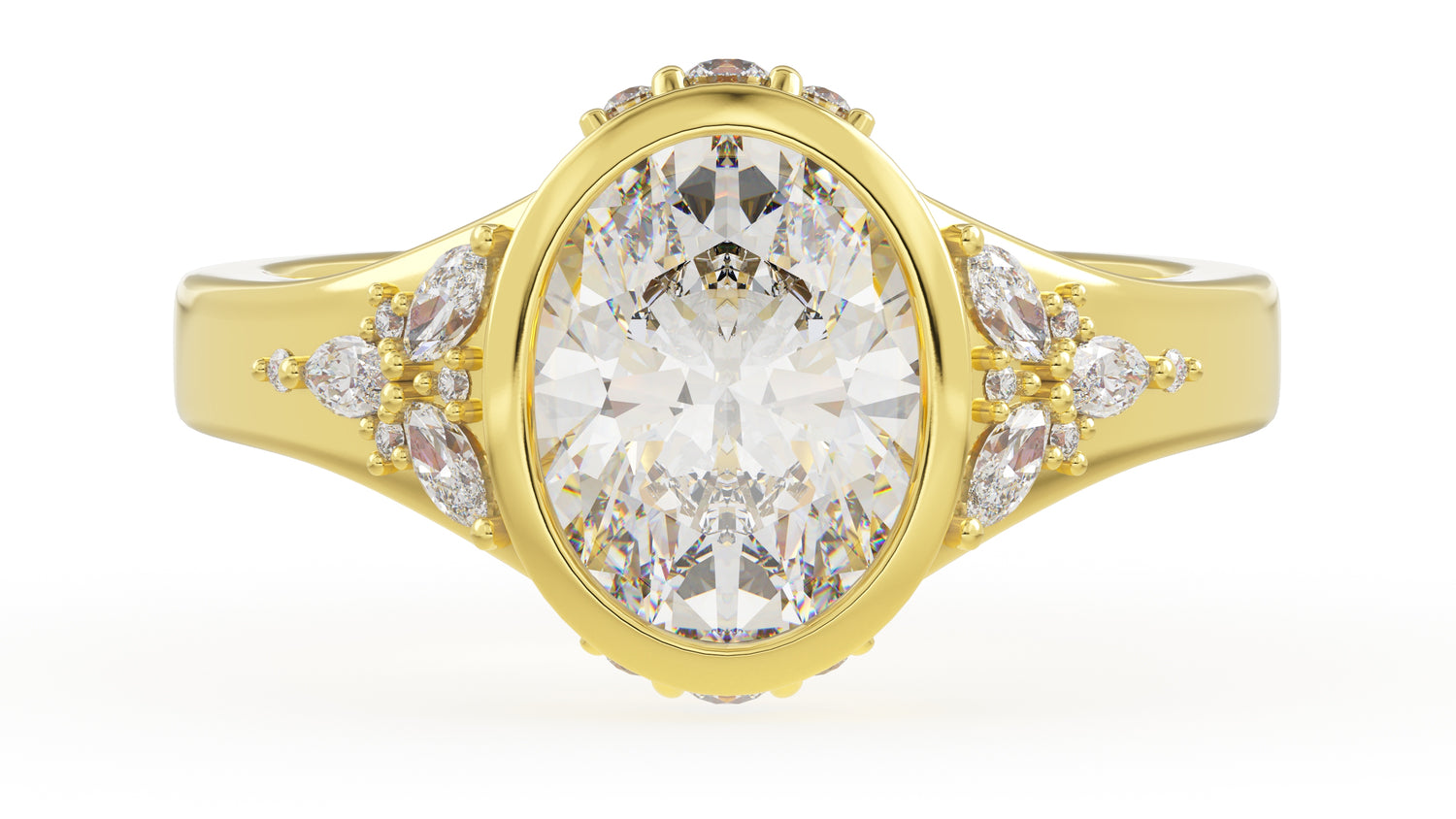 The Daylight Ring | Oval | Setting Only - Lavender Creek Gems