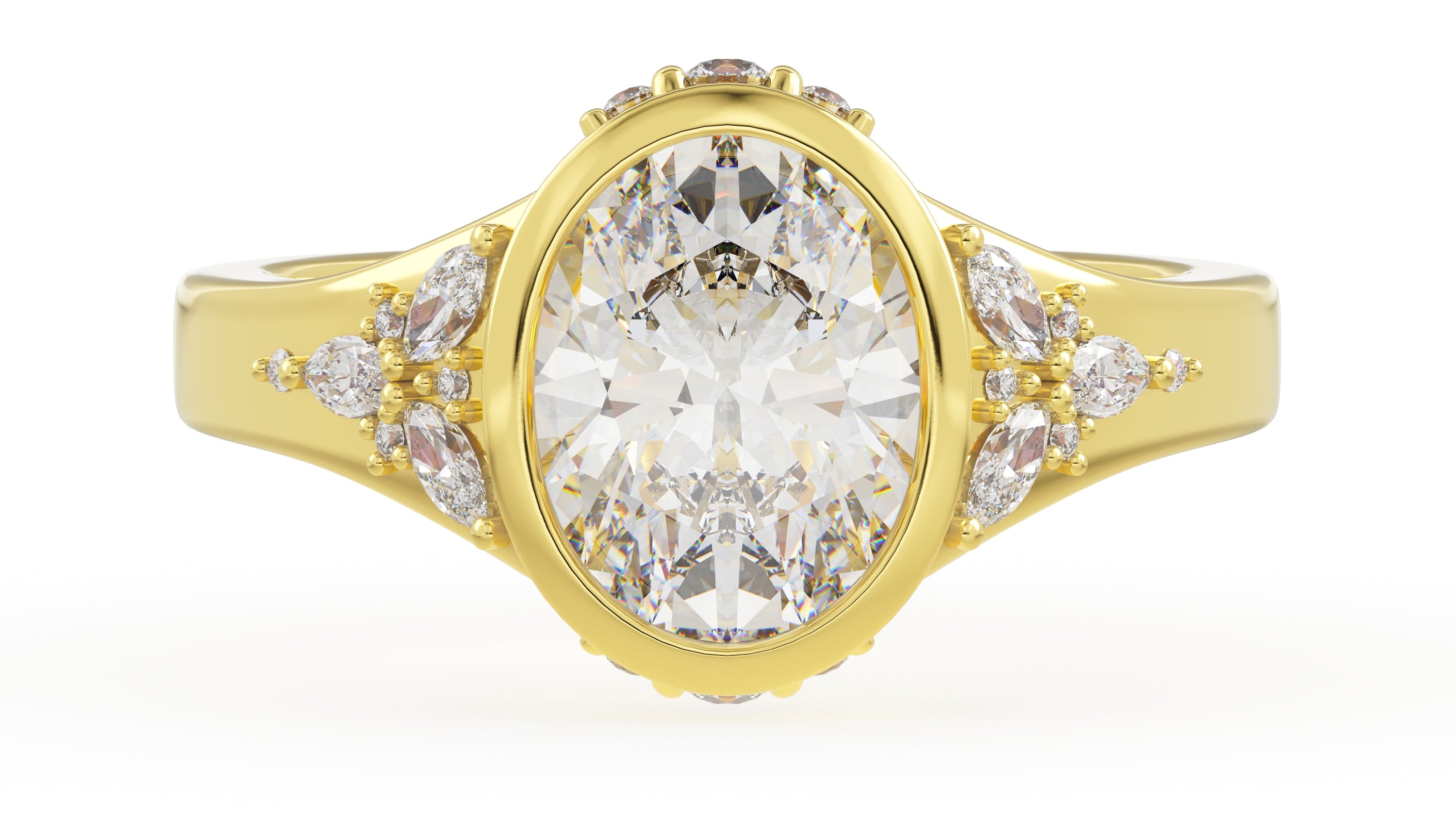 The Daylight Ring | Oval | Setting Only - Lavender Creek Gems