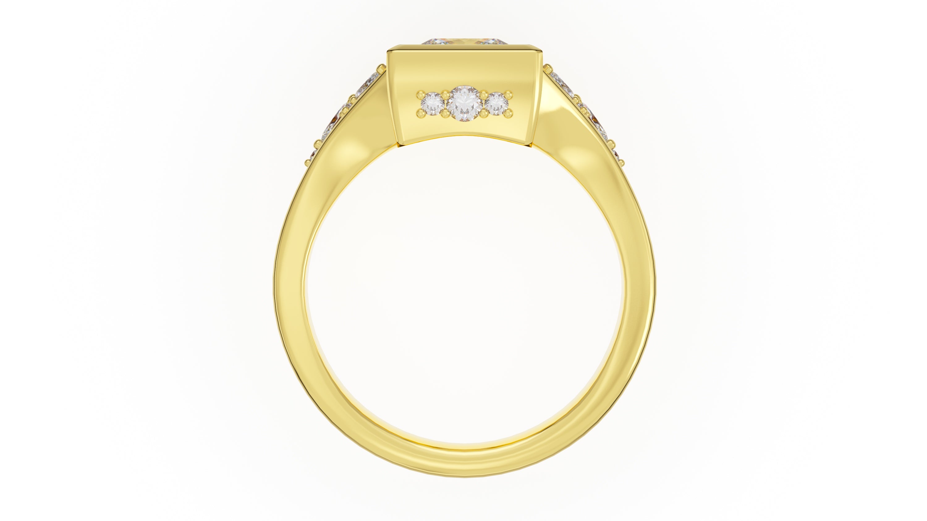 The Daylight Ring | Princess | Setting Only - Lavender Creek Gems