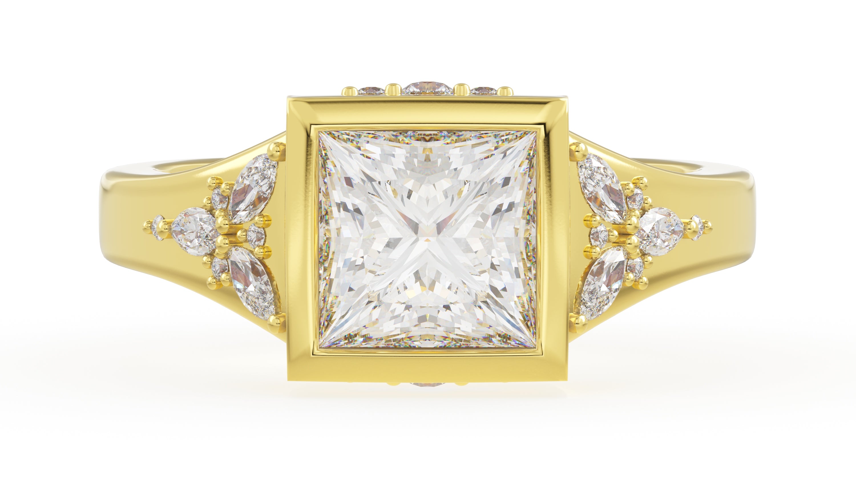 The Daylight Ring | Princess | Setting Only - Lavender Creek Gems