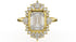 The Ethereal Ring | Emerald Cut | Setting Only - Lavender Creek Gems