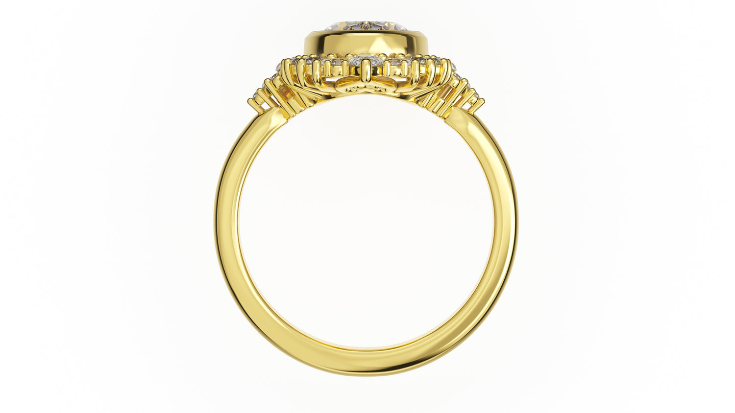 The Ethereal Ring | Oval | Setting Only - Lavender Creek Gems