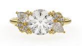 The Fleur Ring | Round | Setting Only - Lavender Creek Gems