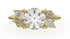 The Fleur Ring | Round | Setting Only - Lavender Creek Gems