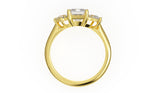 The Fleur Ring | Radiant | Setting Only - Lavender Creek Gems