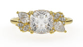 The Fleur Ring | Cushion | Setting Only - Lavender Creek Gems