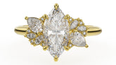 The Fleur Ring | Marquise | Setting Only - Lavender Creek Gems