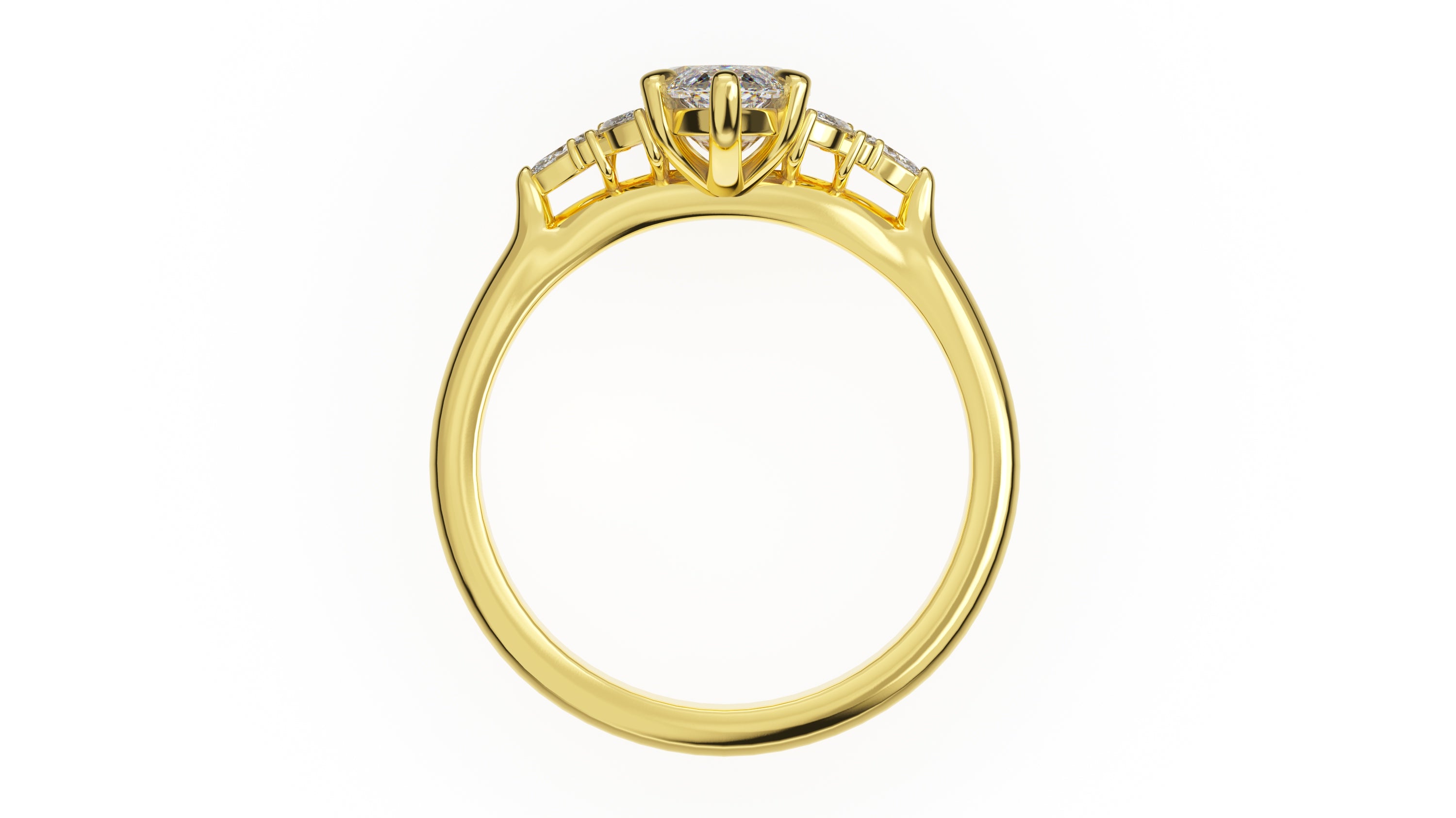 The Meadow Ring | Marquise | Setting Only - Lavender Creek Gems