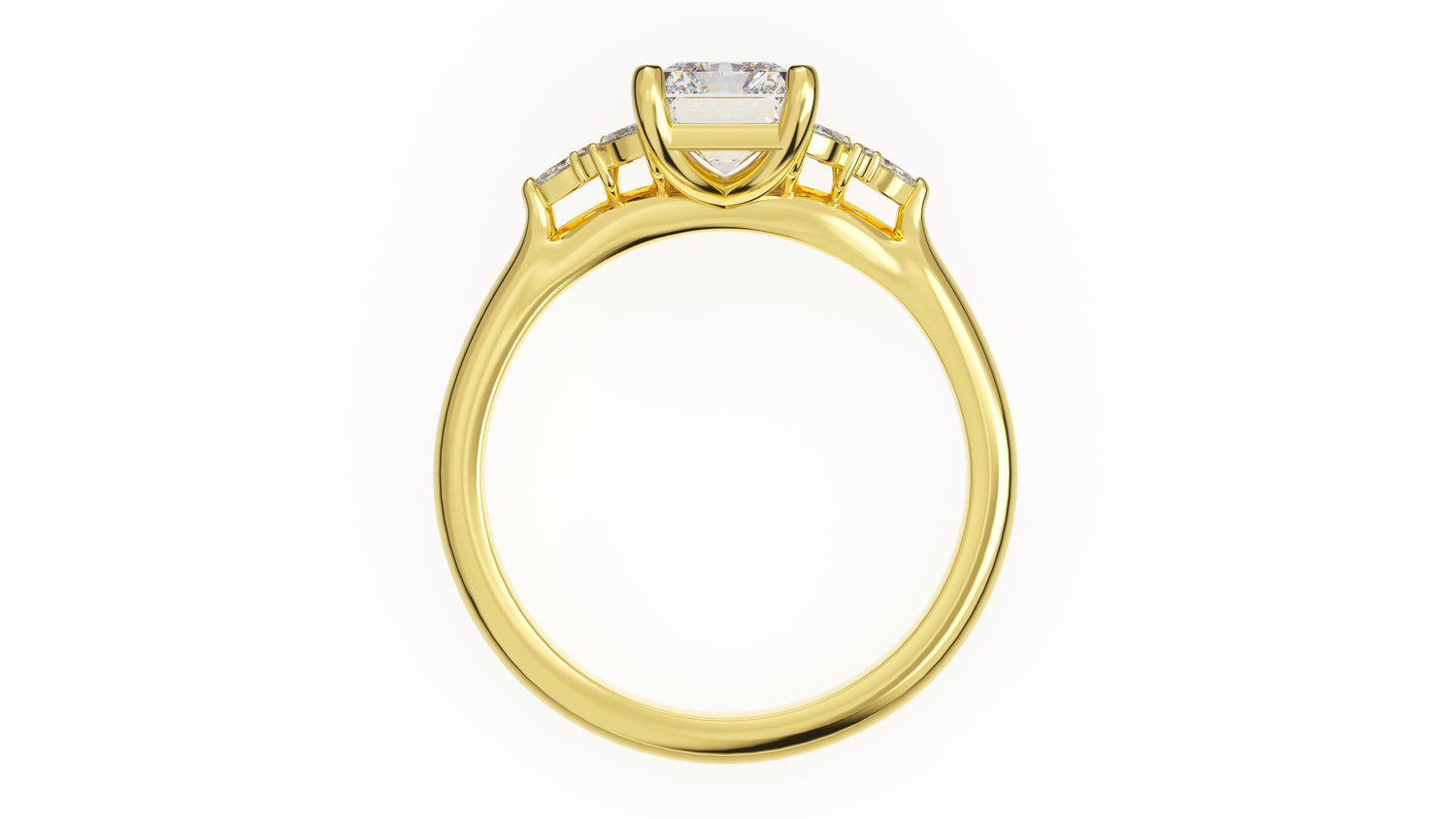 The Meadow Ring | Radiant | Setting Only - Lavender Creek Gems