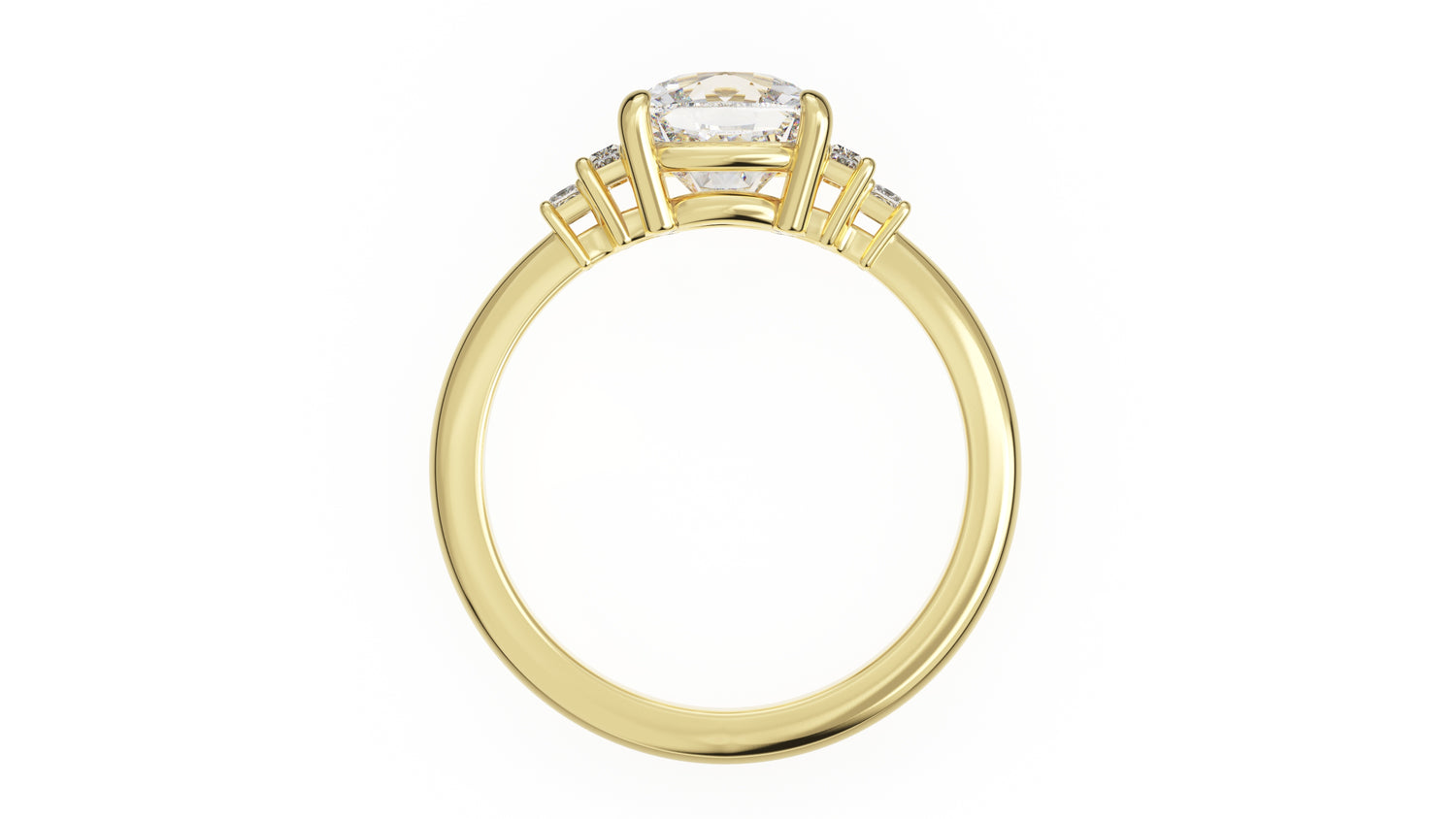 The Mira Ring | Cushion | Setting Only - Lavender Creek Gems