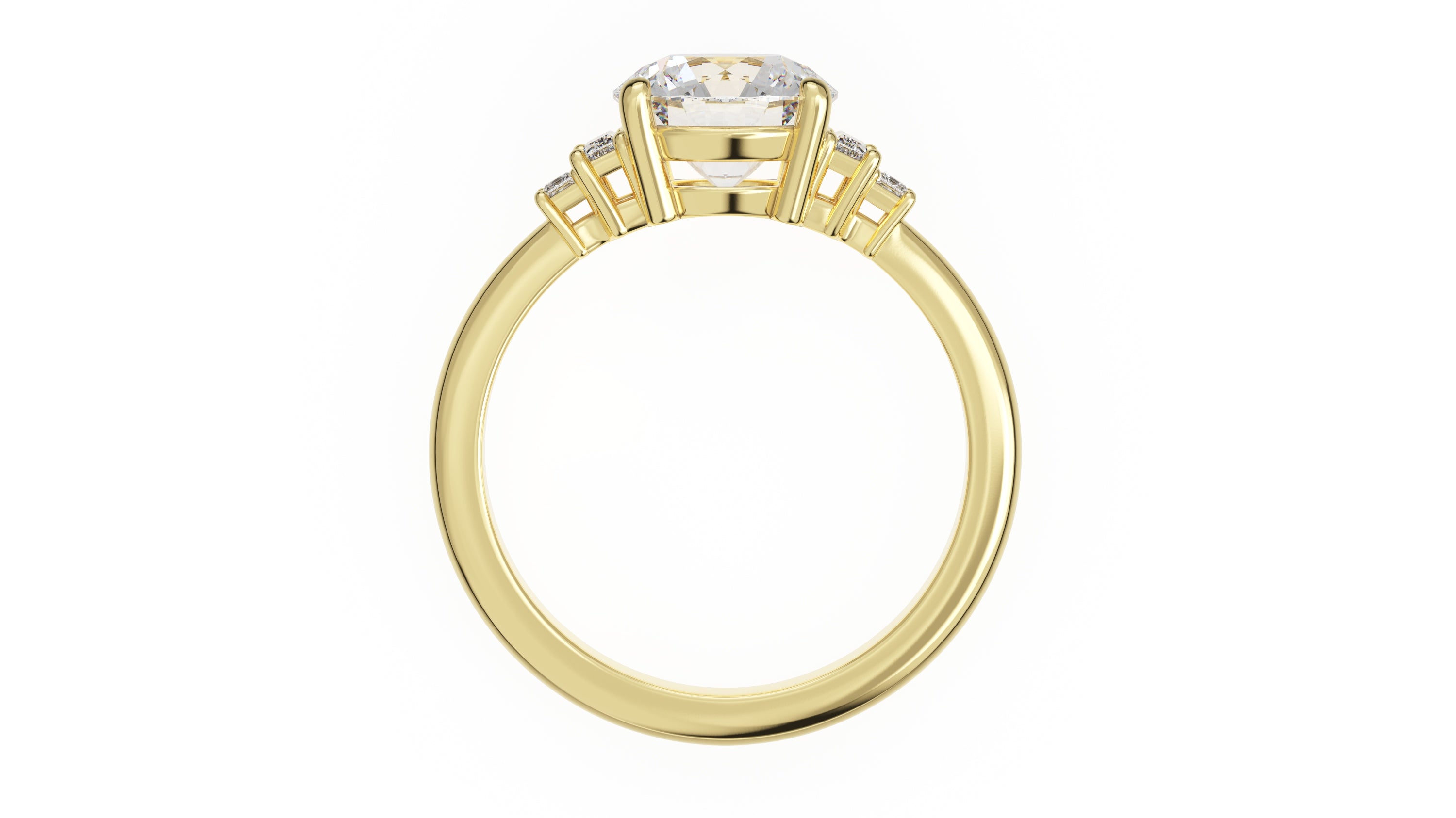 The Mira Ring | Round | Setting Only - Lavender Creek Gems