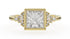 The Bezel Maeve Ring | Princess | Setting Only - Lavender Creek Gems