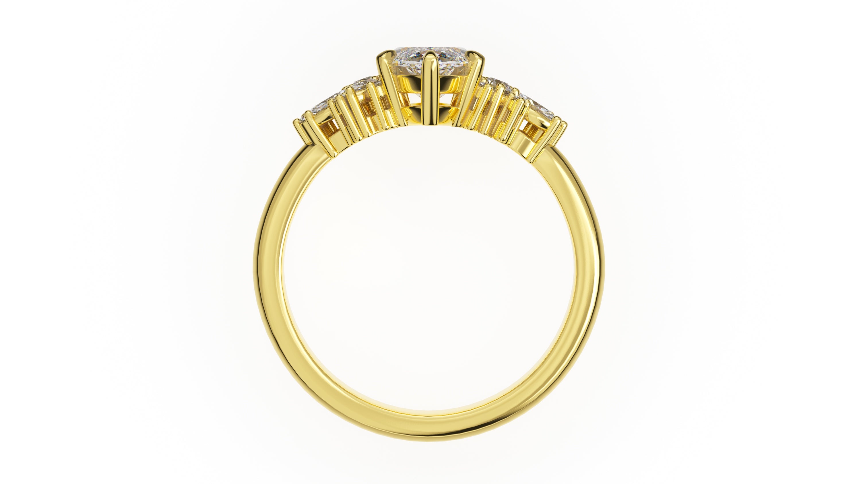 The Rosalie Ring | Marquise | Setting Only - Lavender Creek Gems