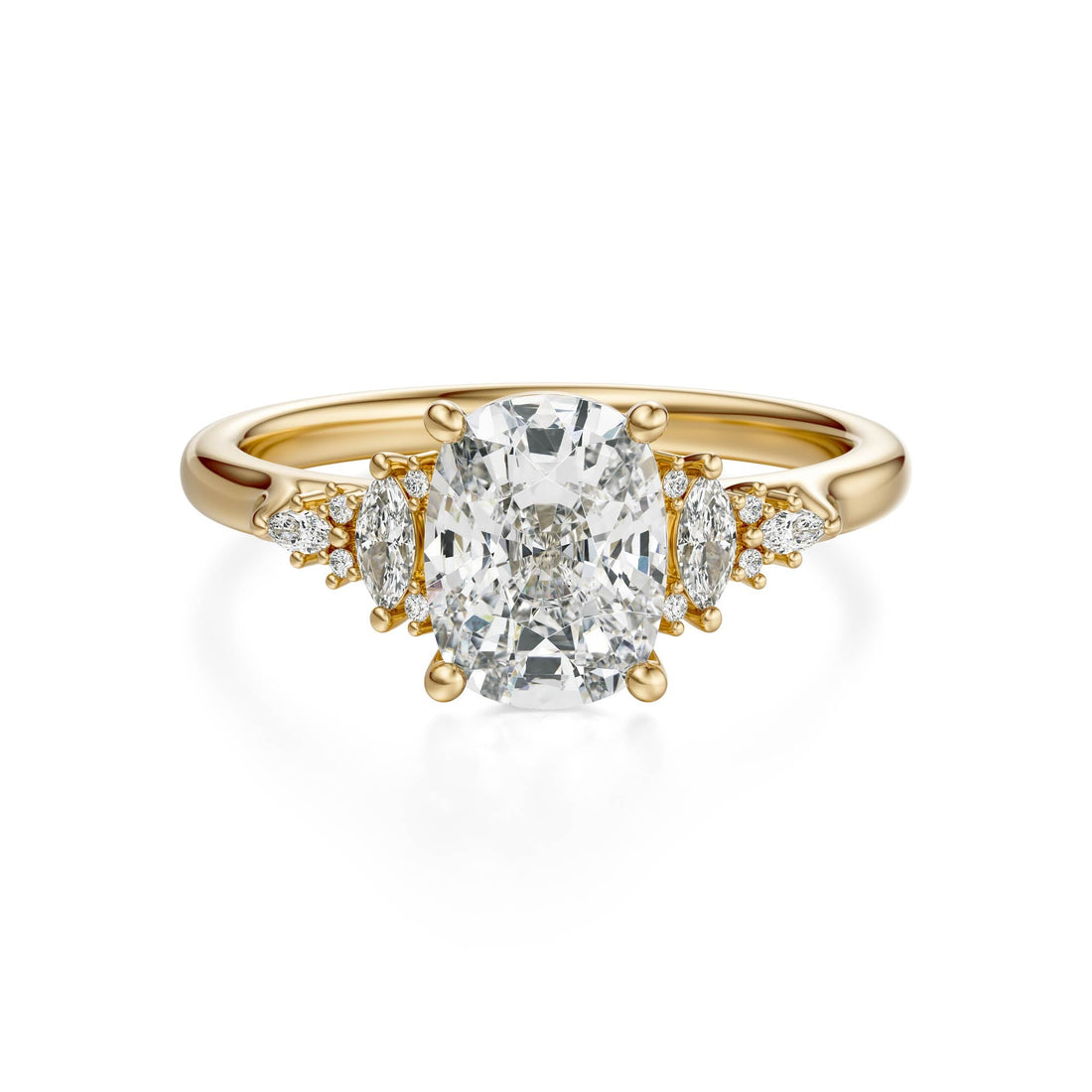 Elongated Cushion Settings