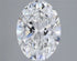 2.79ct Oval Lab Grown Diamond (Colour D, Clarity VS1, IGI Certified) - Lavender Creek Gems 