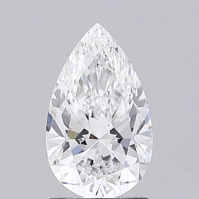 1.10ct Pear Lab Grown Diamond (Colour D, Clarity VVS2, IGI Certified) - Lavender Creek Gems 