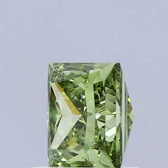 1.31ct Princess Lab Grown Diamond (Colour Fancy Vivid Green, Clarity VS1, IGI Certified)