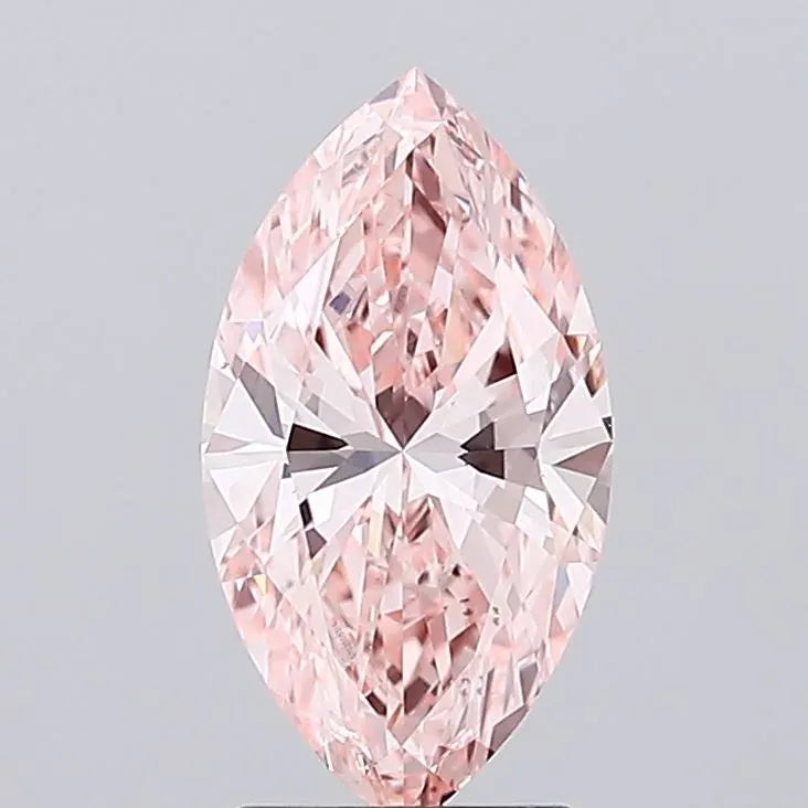 2.01ct Marquise Lab Grown Diamond (Colour Fancy Intense Pink, Clarity VS1, IGI Certified)