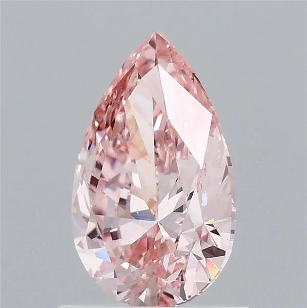 1.02ct Pear Lab Grown Diamond (Colour Fancy Intense Pink, Clarity VS1, IGI Certified)