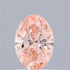 1.00ct Oval Lab Grown Diamond (Colour Fancy Vivid Pink, Clarity VVS2, IGI Certified)