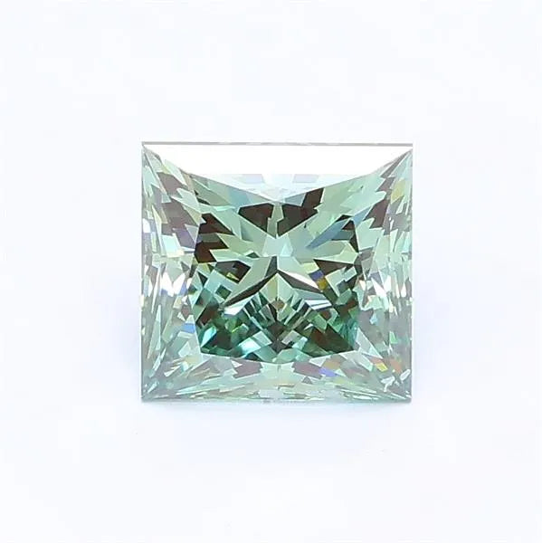 1.00ct Princess Lab Grown Diamond (Colour Fancy Intense Green, Clarity VVS2, IGI Certified)