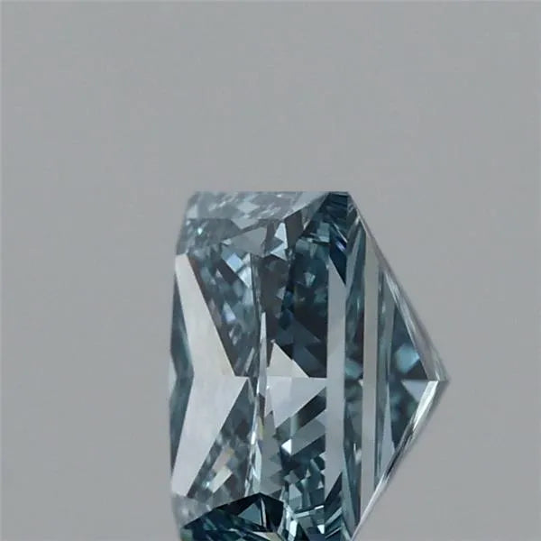 1.00ct Princess Lab Grown Diamond (Colour Fancy Vivid Blue, Clarity VVS2, IGI Certified)