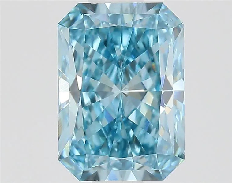 1.00ct Radiant Lab Grown Diamond (Colour Fancy Vivid Blue, Clarity VS1, IGI Certified)