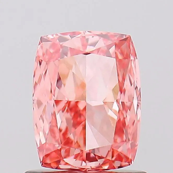 1.03ct Cushion modified Lab Grown Diamond (Colour Fancy Vivid Pink, Clarity VVS2, IGI Certified)