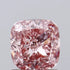 1.12ct Cushion brilliant Lab Grown Diamond (Colour Fancy Intense Pink, Clarity VVS2, IGI Certified)